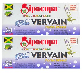Sipacupa Blue Vervain Tea Bags - 2pk Herbal Tea for Relaxation and Wellness - Calming Herbal Blend - Enjoy Hot or Iced