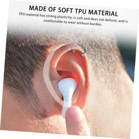 VILLFUL 6pcs Earbuds Hooks Protective Earpiece Hook for Active Lifestyle -Lost Design for Running Cycling and Fitness Activities