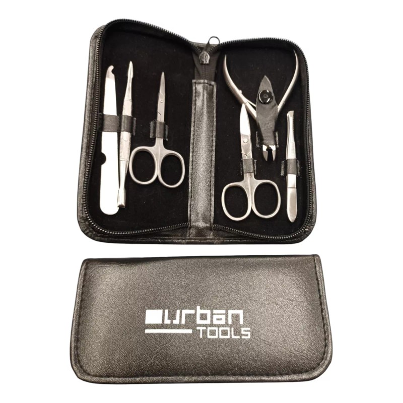 MKS TOOLS Kit Manicura Y Pedicura 6 Piezas Acero Inoxidable
