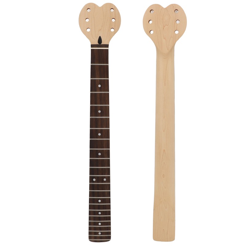 Electric Guitar Neck Heart Shaped Head Rosewood Fretboard Mahogany Guitar
