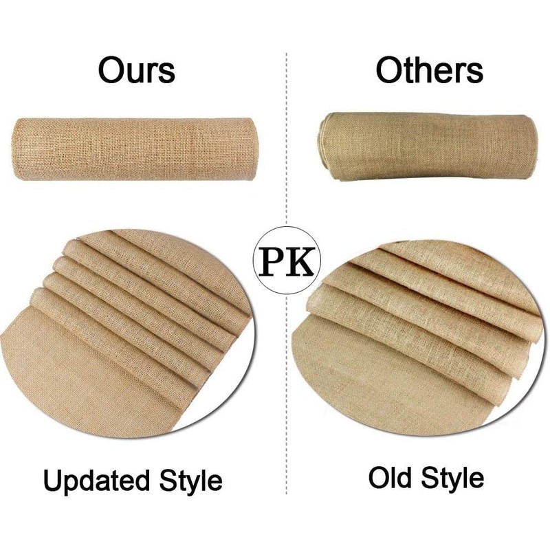 30cm x 10m Hessian Table Runner - BIT.FLY Burlap Fabric