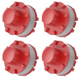 XIJIANG 3 x replacement thread spool, grass trimmer line compatible with Einhell cordless grass trimmer GE-CT 36/30 LI E Solo, AGILLO 36/255 BL, AGILLO 18/200, made of nylon, 2 mm diameter, 8 m length