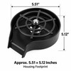 Glass Rinser for Kitchen Sink – Press-Activated Cup Washer with