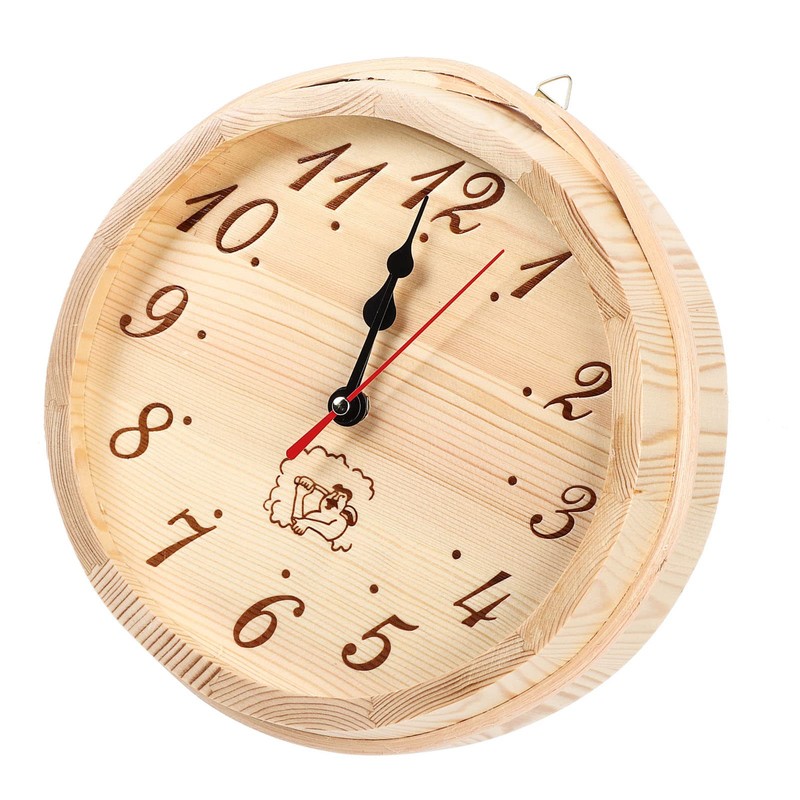 Sauna Clock Elegant Wood Wall Clock Sauna Timer Clock Home
