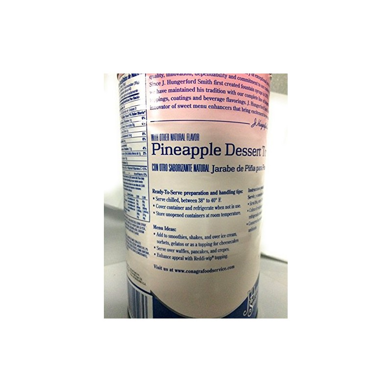 J. Hungerford Smith Pineapple Dessert Topping for Ice Cream