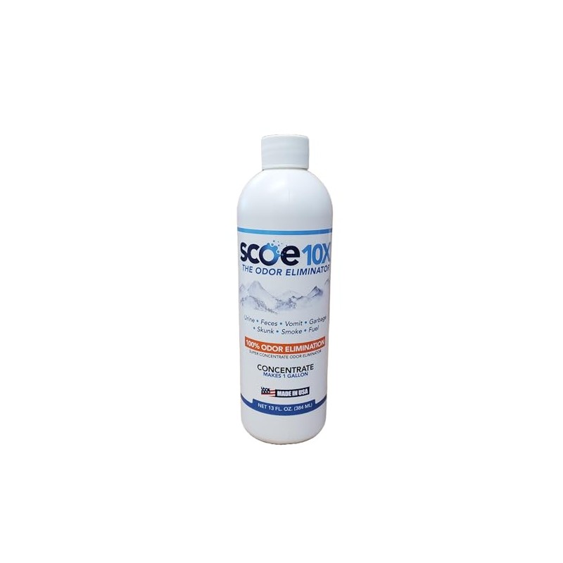 SCOE 10X Odor Eliminator Concentrate- Makes 1 Gallon - Pet