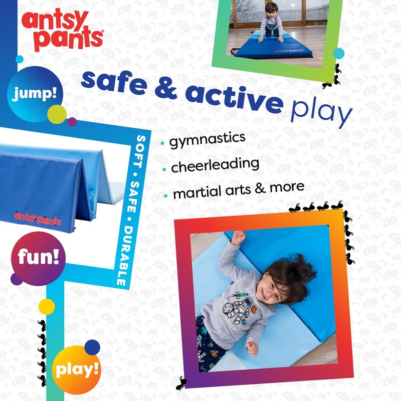 Antsy Pants Tumbling Mat – Gymnastics Mat, Easy to Clean