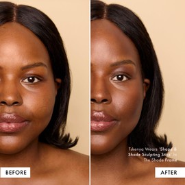 ICONIC LONDON Shape and Shade Sculpting Stick | Mega-Blurring Creamy Sculpting Stick, Seamless Apllication for Silky Finish, Cruelty Free, Vegan Makeup, 0.21 oz. (Frame -Deep)