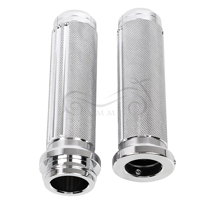 Unbranded 1" Electronic Handle Bar Hand Grips For Harley Electra