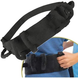 VICHE CATT Assistance Belt, For Moving, Transfer, Nursing Care Belt, With Handle, Fall Prevention, Rising, Assistant Belt, Nursing Belt (Black)