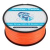 Reaction Tackle Braided Fishing Line Hi Vis Orange 50LB 500yd