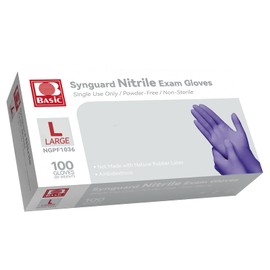 Intco Intco Basic Nitrile Exam Gloves, Medical Purple Gloves Disposable Latex Free Powder-Free For Exam, Food Prep Cleaning, 100 Pcs, X-Large, NGPF1037