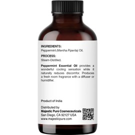 Majestic Pure Eucalyptus USDA Organic Essential Oil | 100% Organic and Premium Quality Oils | Aromatherapy, Skincare, Hair Care, & Household Use | 1 fl. Oz