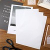 Nezyo 100 Pcs A4 Size 8.3x11.5 Inch Double Sided Adhesive
