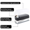 Nail Drill Bits Holder with Nail Drill Bits Cleanser, 30