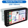 YuanTing 7" Car Stereo Apple Carplay Radio Bluetooth Player For