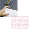 100pcs Sakura Shape Paper Clips Increased Slip Resistance Plating Process