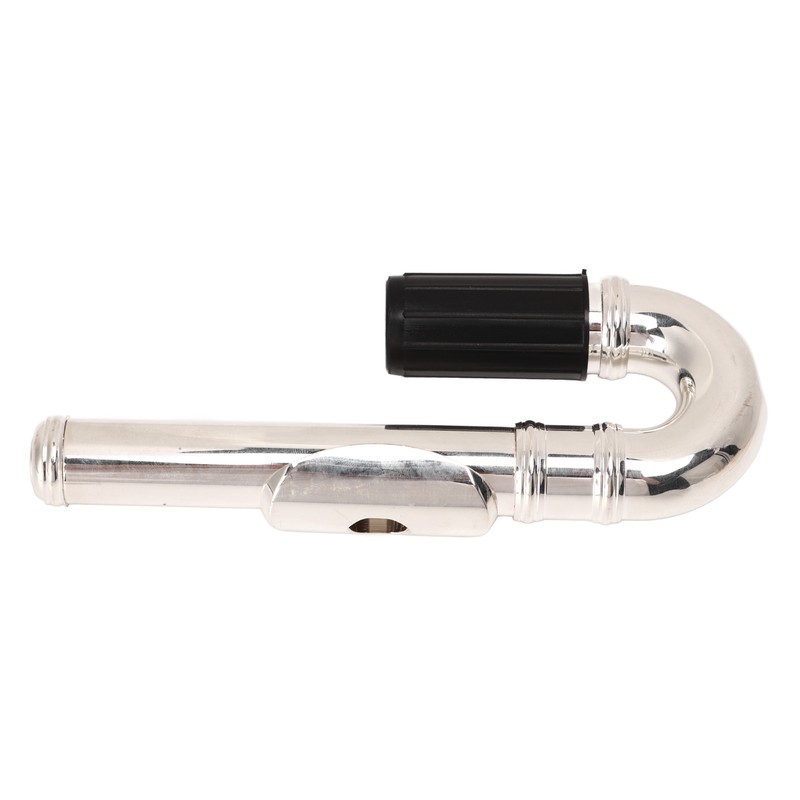 Flute Curved Head Joint Mouthpiece Replacement Metal Woodwind Instrument Accessories