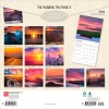 BrownTrout Sunrise Sunset | 2026 12x24" (Hanging) Square Wall Calendar