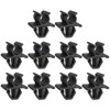 WATERBELINE 10 Piece Bonnet Support Rods Clip Clamp D40 ABS