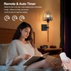 Battery Operated Crystal Wall Sconces Set of 2,Black Rechargeable Wireless