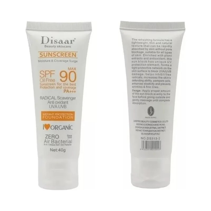 Protetor Facial Solar Org Nico Oil Free Max Disaar 40g