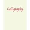 Calligraphy | 8.5" x 11" Large Practice Notebook