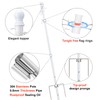 Heavy Duty Ground Flag Pole Kit with 3x5 US Flag