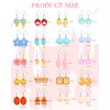 Hicarer 20 Pairs Cute Weird Earrings Funny Dangle Drop Earrings