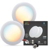 Bluex Bulbs 2 Pack 5/6 Inch LED Disk Lights 5CCT