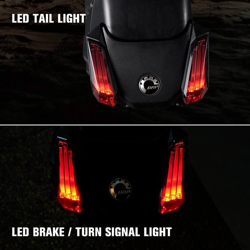 A & UTV PRO Ryker LED Tail Lights, Brake Stop