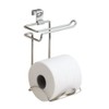 iDesign Classico Steel Toilet Paper Holder for Bathroom Storage, Over