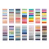 Lysas 2800pcs Morandi Sticky Book Tabs, Transparent Page Markers Colored,