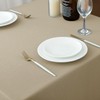 Biscaynebay Textured Fabric Tablecloths 52 X 70 Inches Rectangular, Natural