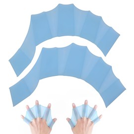 ZKGYUS 1 Paar Hand Paddles Schwimmen, Handpaddel zum Schwimmen, Schwimm-Paddel Five Fingers, Schwimmpaddels Hand, Pool-Trainingsgerät, Zubehör für Erwachsene, Kinder