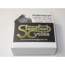 PODtronics Mosfet 2 wire 12v rectifier regulator Triumph single phase power box 200W Watt