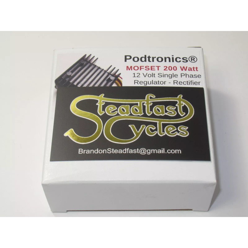 PODtronics Mosfet 2 wire 12v rectifier regulator Triumph single phase