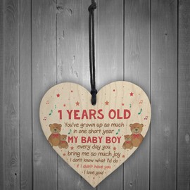 RED OCEAN Wooden Plaque, Multi-Colour, 10 x 10 cm