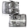 PIT66 LED Bar Headlight Assembly Compatible With Chevy Silverado 1500