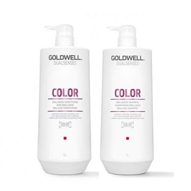 Goldwell Dualsenses Color 1 Litre Shampoo and Conditioner Bundle