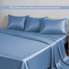 LINENWALAS Double Flat Sheet Only 100% Organic Bamboo Silk Flat