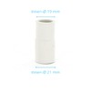 DL-pro Universal Drain Hose End Piece Adapter Diameter 21 mm