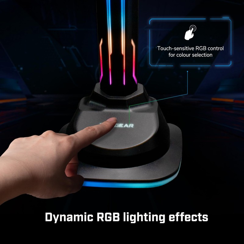 EGOGEAR Supports Universal Skin de Gamme RGB Pour Casques de