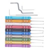 10PCS Tap Extractors with 3 Auxiliary Wrench Stainless Steel Stripped