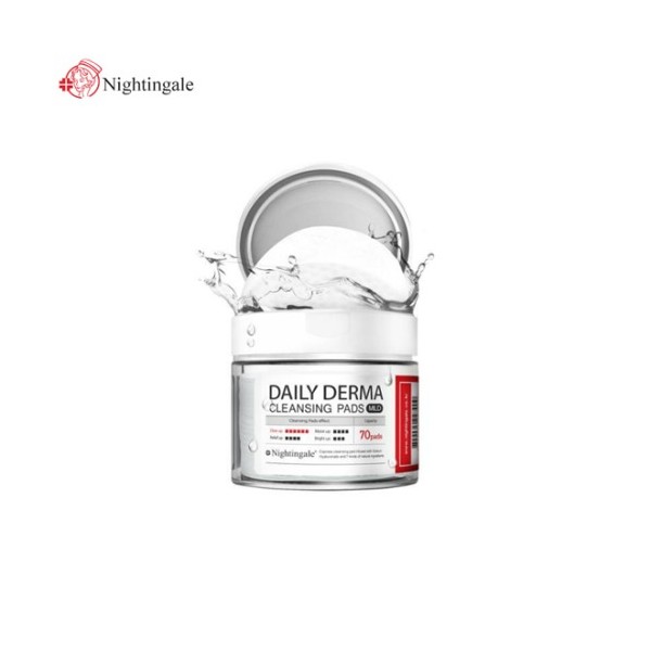 Natuzen NIGHTINGALE Daily Derma Cleansing Pads Mild 70ea 270ml