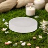 Selenite Round Disc Crystal Charging Plate for Healing Meditation Spiritual