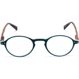 Incredible Bargains The Studio Round Style Reading Glasses, Unisex Retro Readers + 2.25 Blue