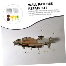 Operitacx 1 Satz Wandverkleidungsmaterialpaket Flecken Wandreparatur-patch-kit Wand Reparatur Patch Reparaturflicken Für Trockenbaulöcher Loch Trockenbau-patch Silver Verzinktes Stahlblech