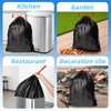 TARUNMO 15,18,23Gallon Trash Bags Heavy Duty Drawstring,Garbage Bags 23 Gallon