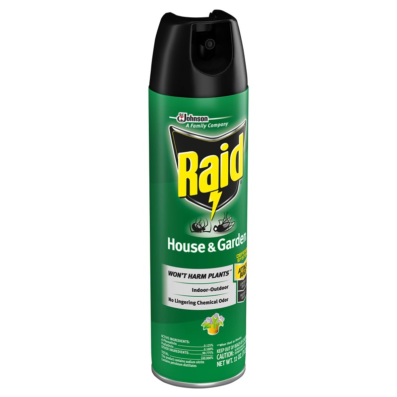 Raid House & Garden I, Indoor & Outdoor Insecticide Spray,